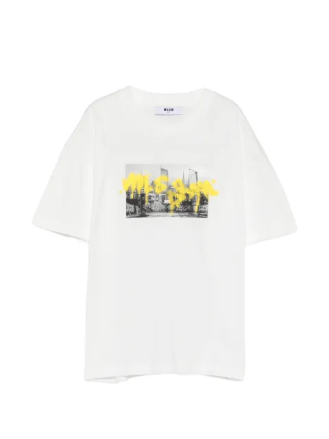 MSGM Kids graphic-print T-shirt