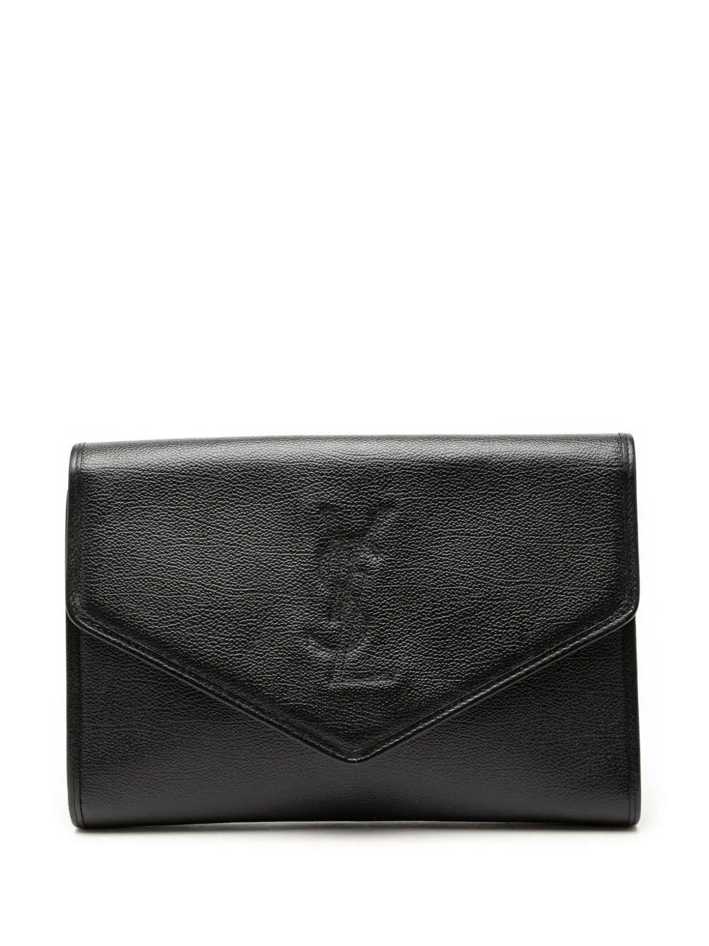 Saint Laurent Pre-Owned Clutch a busta Grain de poudre XX secolo - Nero