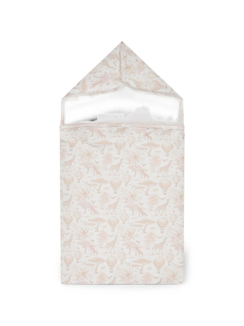My Little Pie animal-print hooded sleep bag - Bianco
