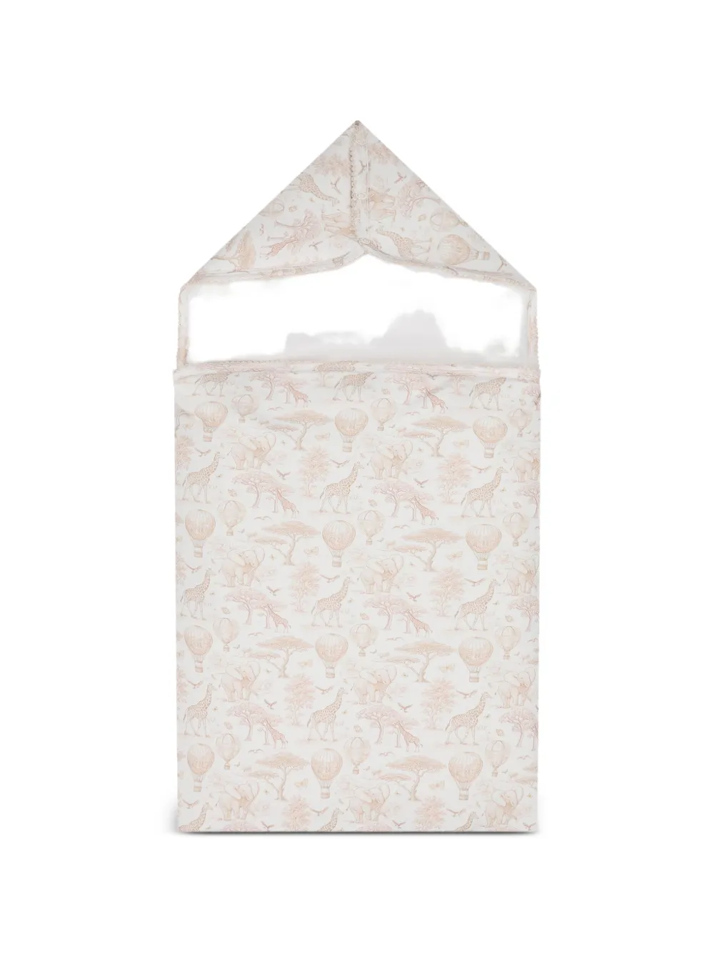 My Little Pie animal-print hooded sleep bag - Bianco