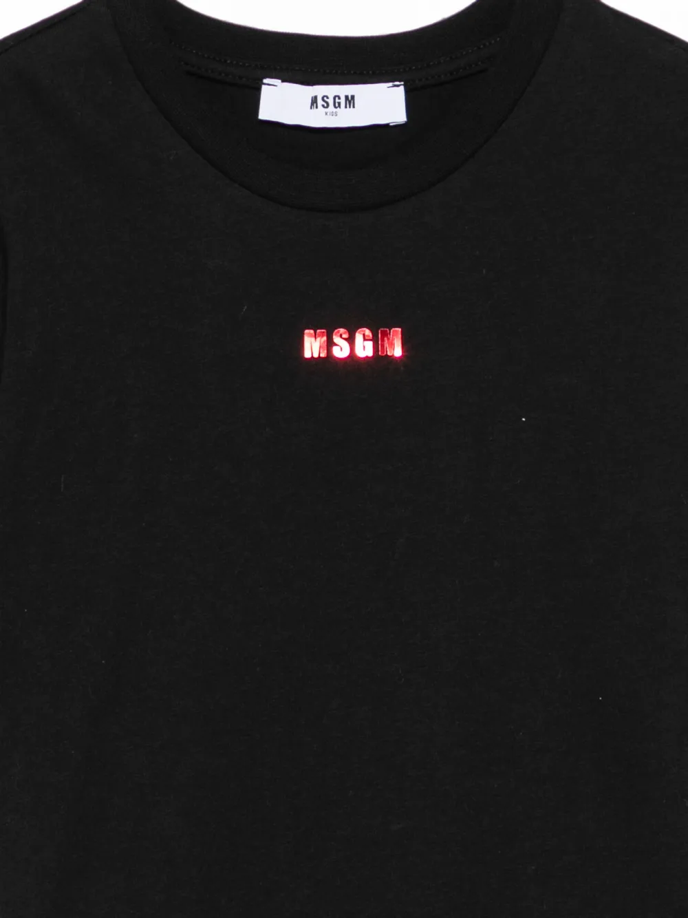 MSGM Kids T-shirt met logoprint Zwart