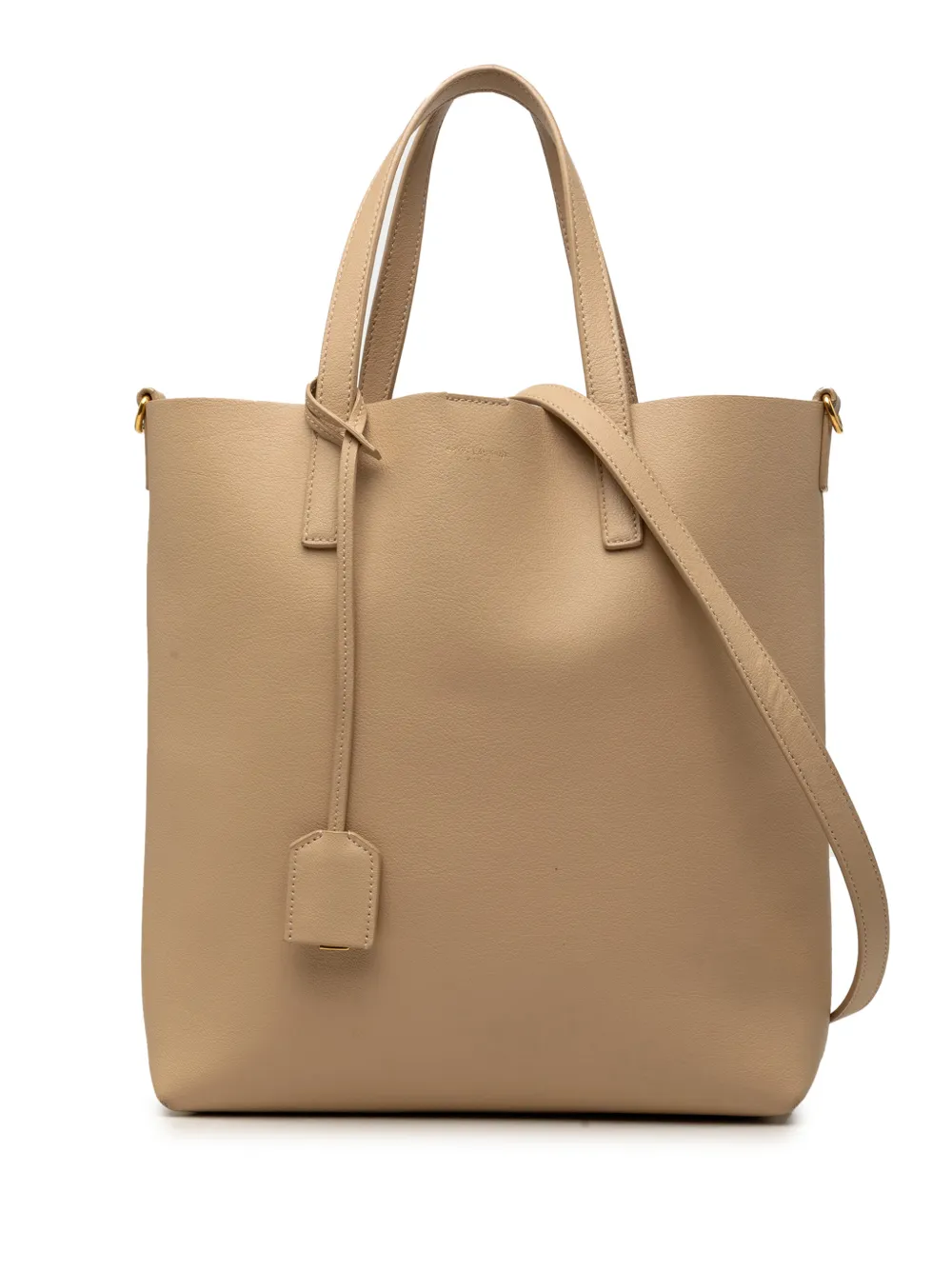 Saint Laurent Pre-Owned Borsa tote Toy North South in pelle 2018 - Toni neutri