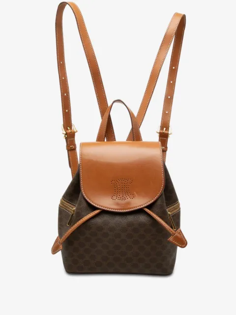 Celine Pre-Owned 1996 Macadam Coated Canvas backpack