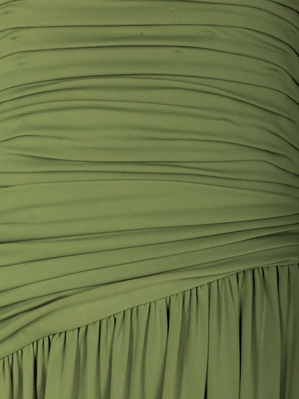 Cinq A Sept Rosine midi-jurk met ruches Groen