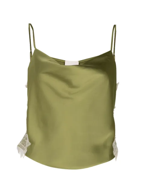 Cinq A Sept Petit Marta lace-trim satin camisole top