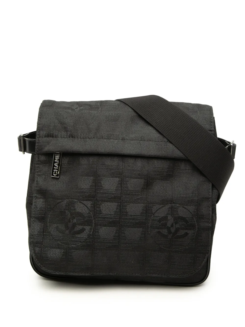 CHANEL Pre-Owned Borsa a tracolla New Travel Line in nylon 2006-2008 - Nero