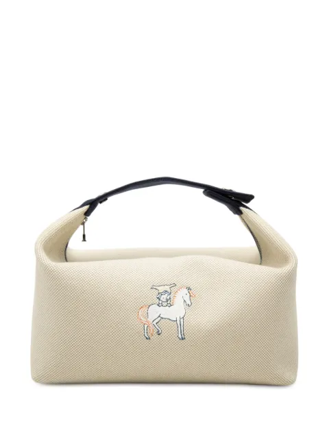 Hermès Pre-Owned estuche de maquillaje Bride A Brac Cabriole grande de lona Toile 2020-2026