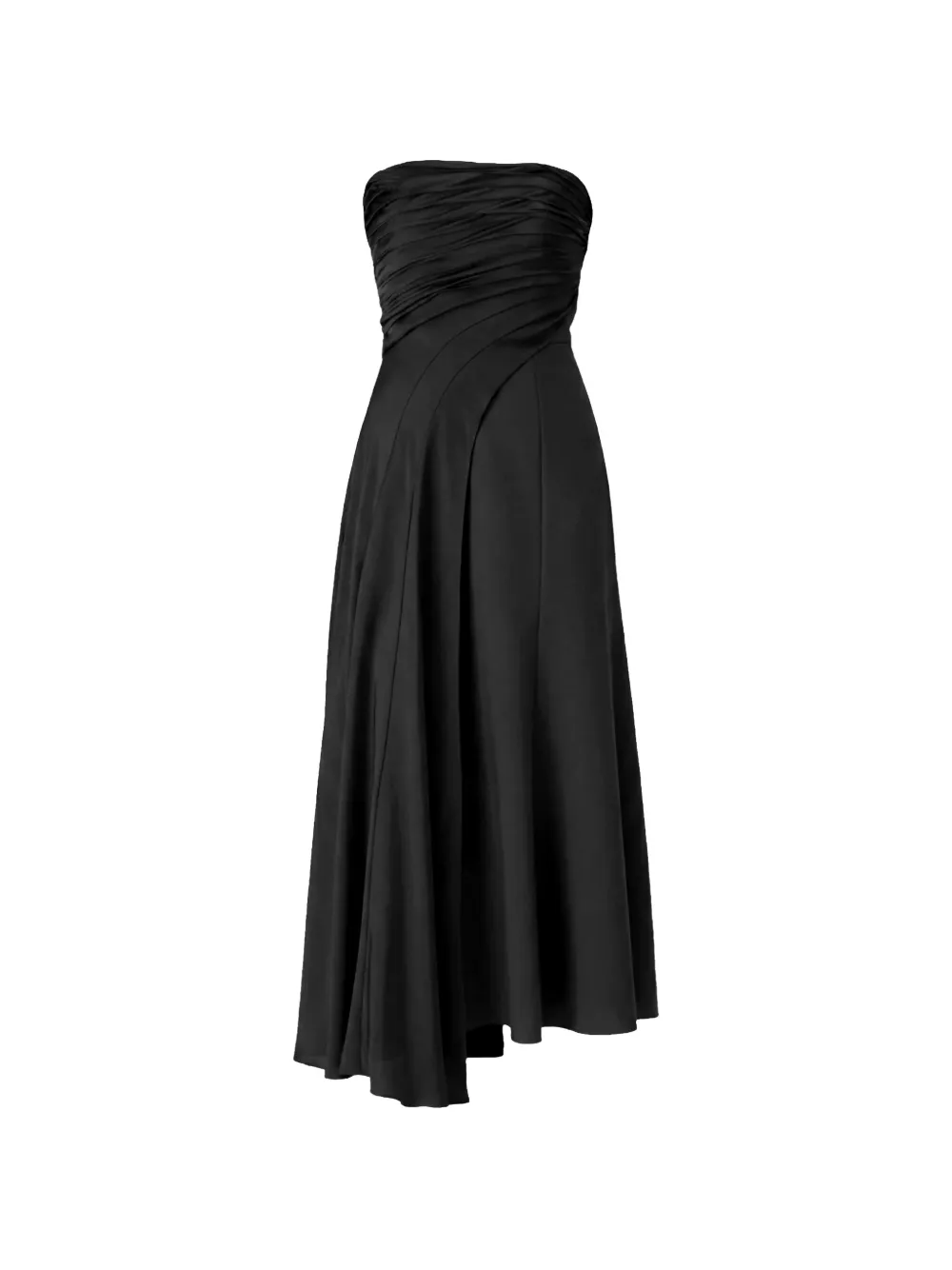 Cinq A Sept Clarisse ruched asymmetric dress - Schwarz