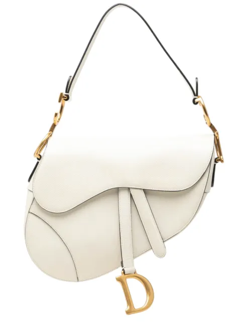 Christian Dior Pre-Owned bolsa de hombro Grained Calfskin Saddle Bag 2020