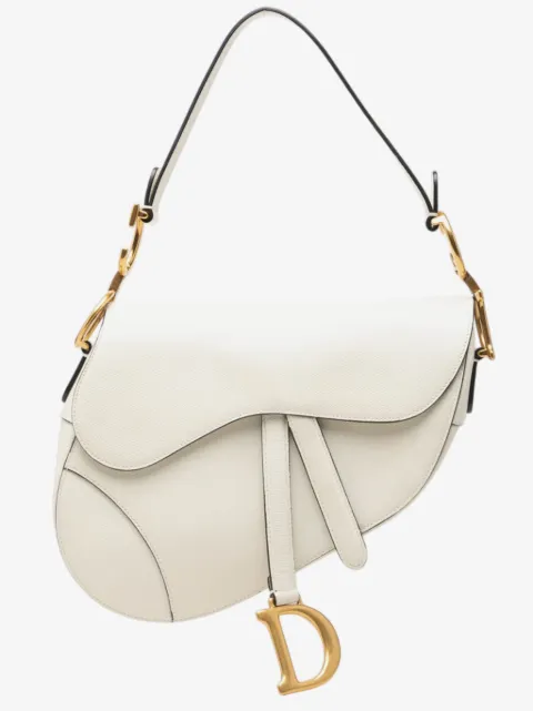 Christian Dior Pre-Owned mini sac porté épaule Saddle Bag en cuir de veau grainé (2020)