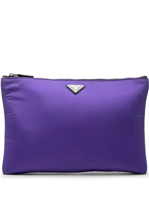 Prada Pre-Owned bolso de mano Tessuto acolchado con cremallera 2013-2026