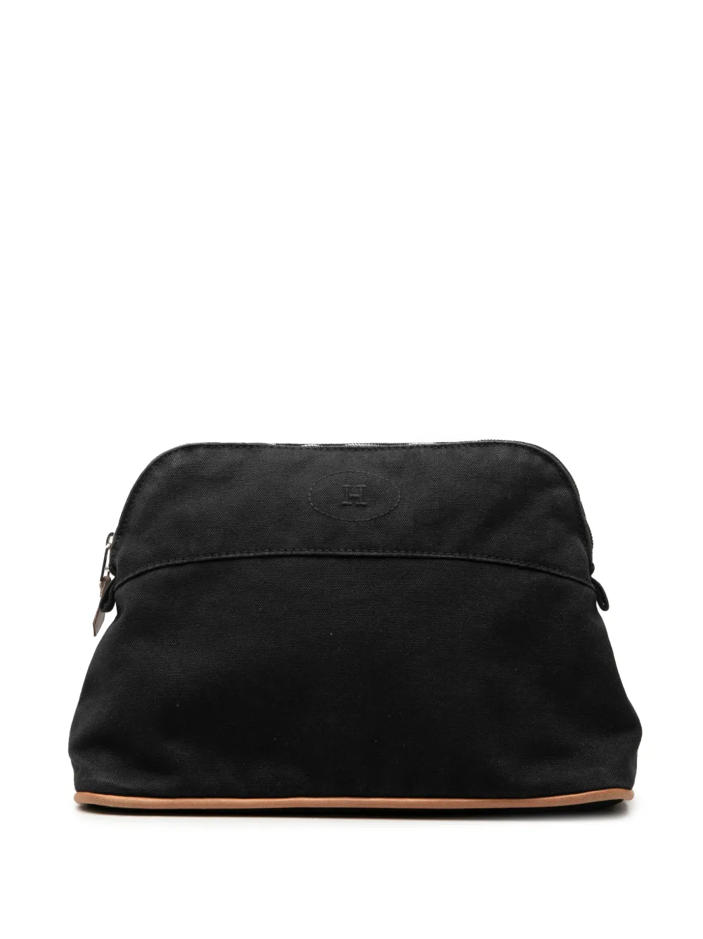 Hermès Pre-Owned 2010-2026 Toile Bolide Trousse de Voyage Pouch PM Kosmetiktasche - Schwarz