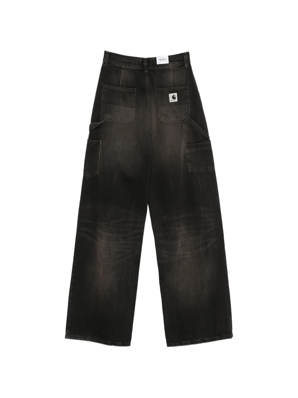 Carhartt WIP Jeans met wijde pijpen Zwart