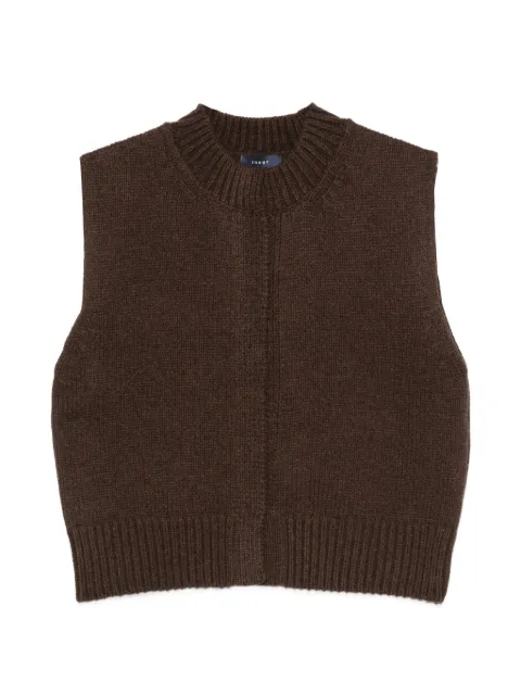Soeur ribbed-knit sleeveless sweater