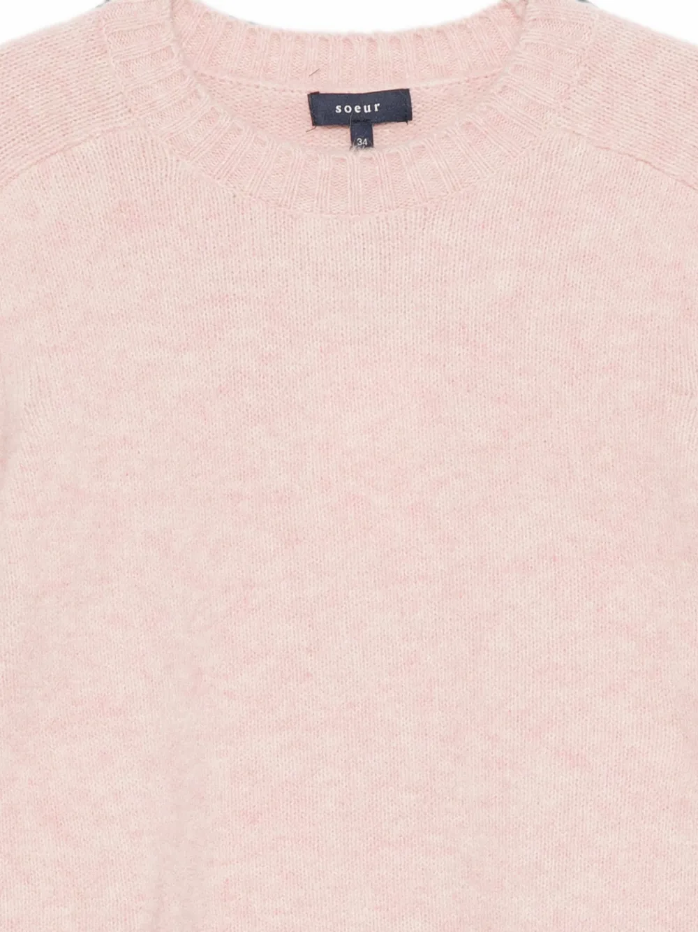 Soeur Trui met geribbelde afwerking Roze