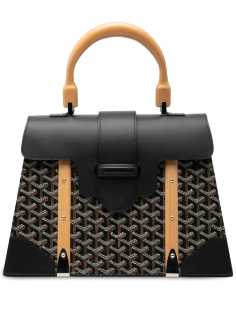 Goyard Pre-Owned sac à main Goyardine Saigon Structured MM (2018)