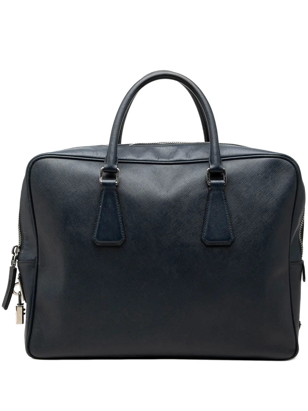Prada Pre-Owned 2010-2026 Saffiano Aktentasche - Blau