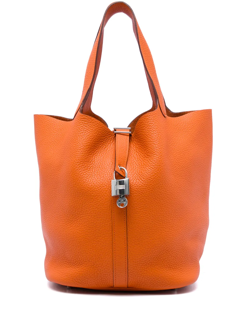 Hermès Pre-Owned 2011 Clemence Picotin Lock Handtasche 26cm - Orange