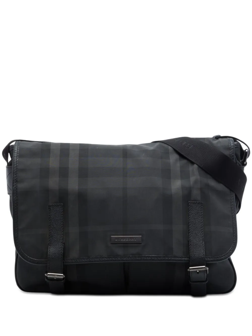 Burberry Pre-Owned 2000-2017 Smoke Check Nylon Messenger Bag crossbody bag - Grey