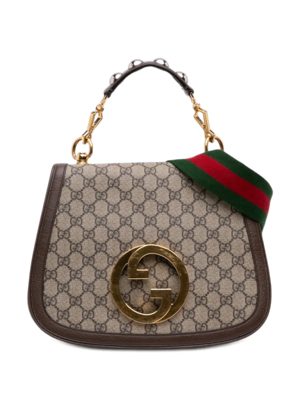 Gucci Pre-Owned 2000-2015 Medium GG Supreme Blondie Top Handle satchel - Neutrals