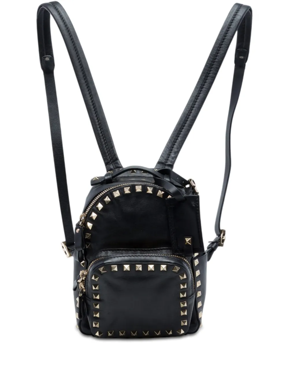 Valentino Garavani Pre-Owned Zaino Rockstud mini in pelle 2000-2017 - Nero
