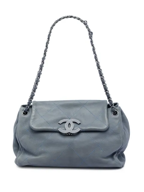 CHANEL Pre-Owned 2011 Quilted Calfskin Hamptons Accordion Flap shoulder bag