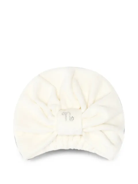NANAN rhinestone-embellished gathered hat