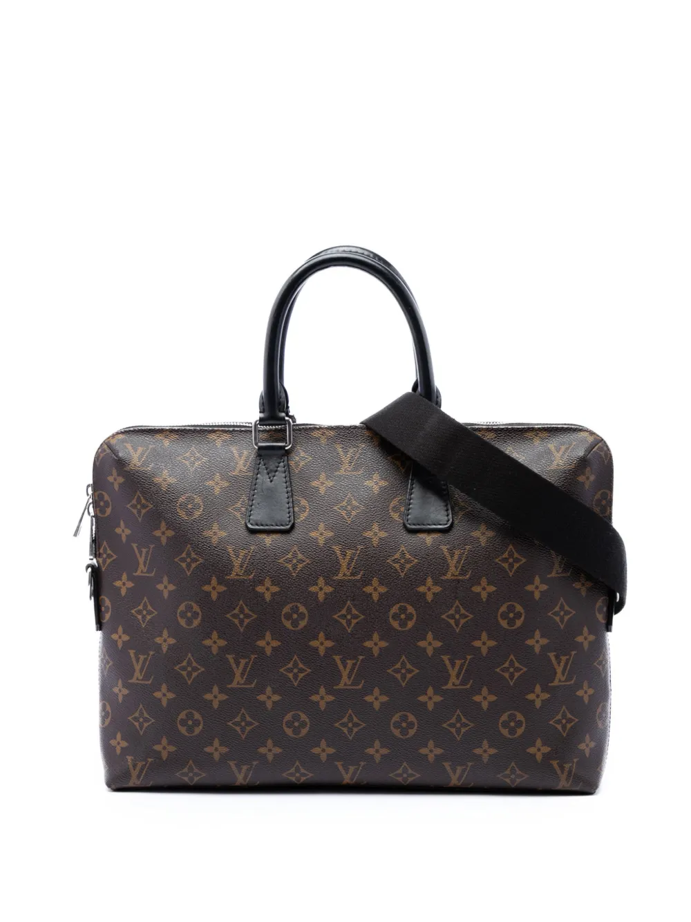 Louis Vuitton Pre-Owned Portadocumenti Macassar Porte Documents Jour con monogramma 2014 - Marrone