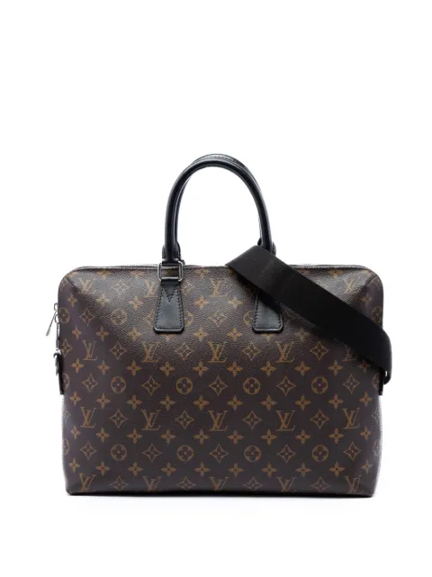 Louis Vuitton Pre-Owned bolso shopper Monogram Macassar Porte Documents Jour 2014