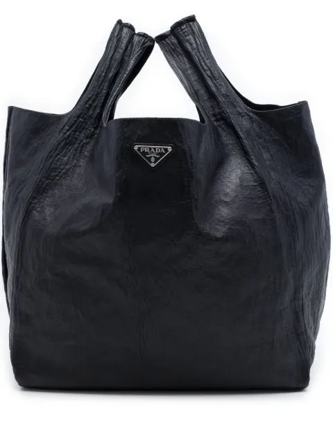 Prada Pre-Owned 2013-2026 Crinkled Nappa tote bag