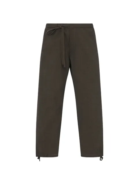 6397 drawstring-waist straight-leg trousers