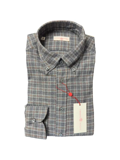 Luciano Barbera plaid flannel shirt