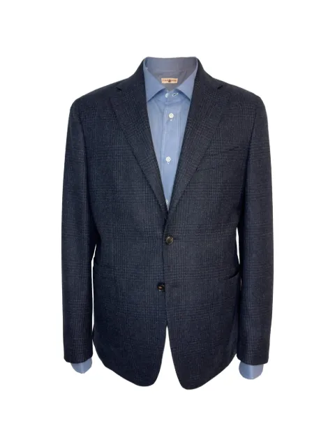 Luciano Barbera plaid notch-lapel blazer