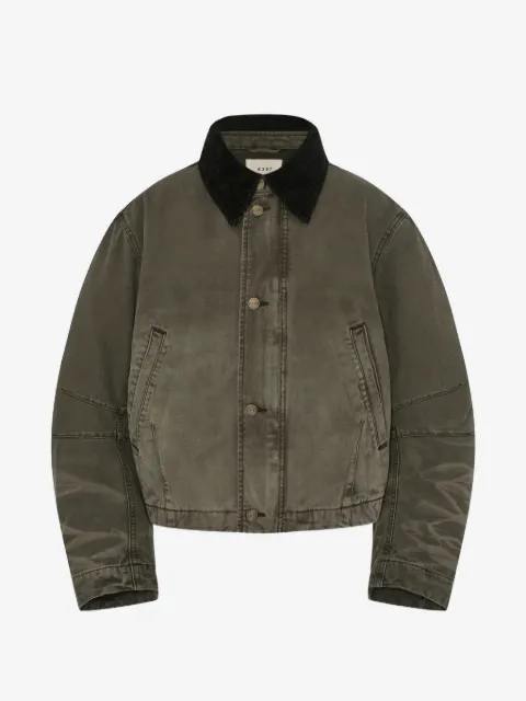 6397 chaqueta Flight con cuello de pana