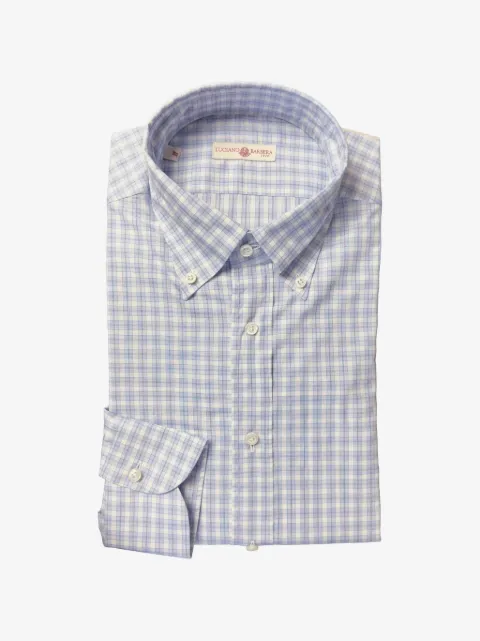 Luciano Barbera checked button-down shirt
