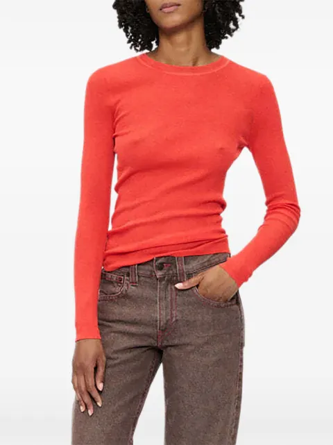 6397 Heirloom ribbed-knit T-shirt