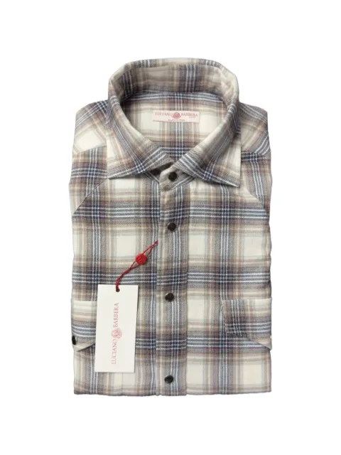 Luciano Barbera plaid-check long-sleeve shirt