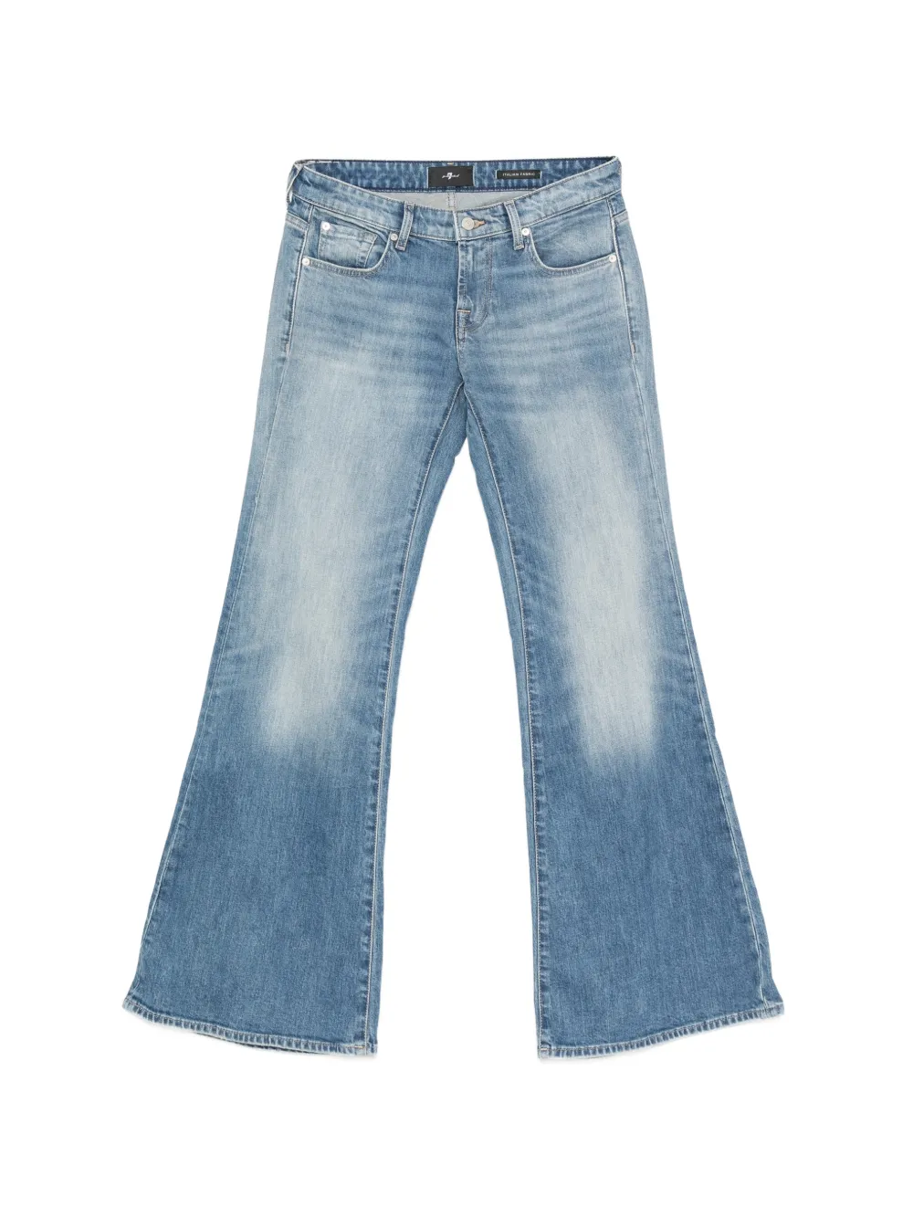 7 For All Mankind low-rise flared jeans - Blau