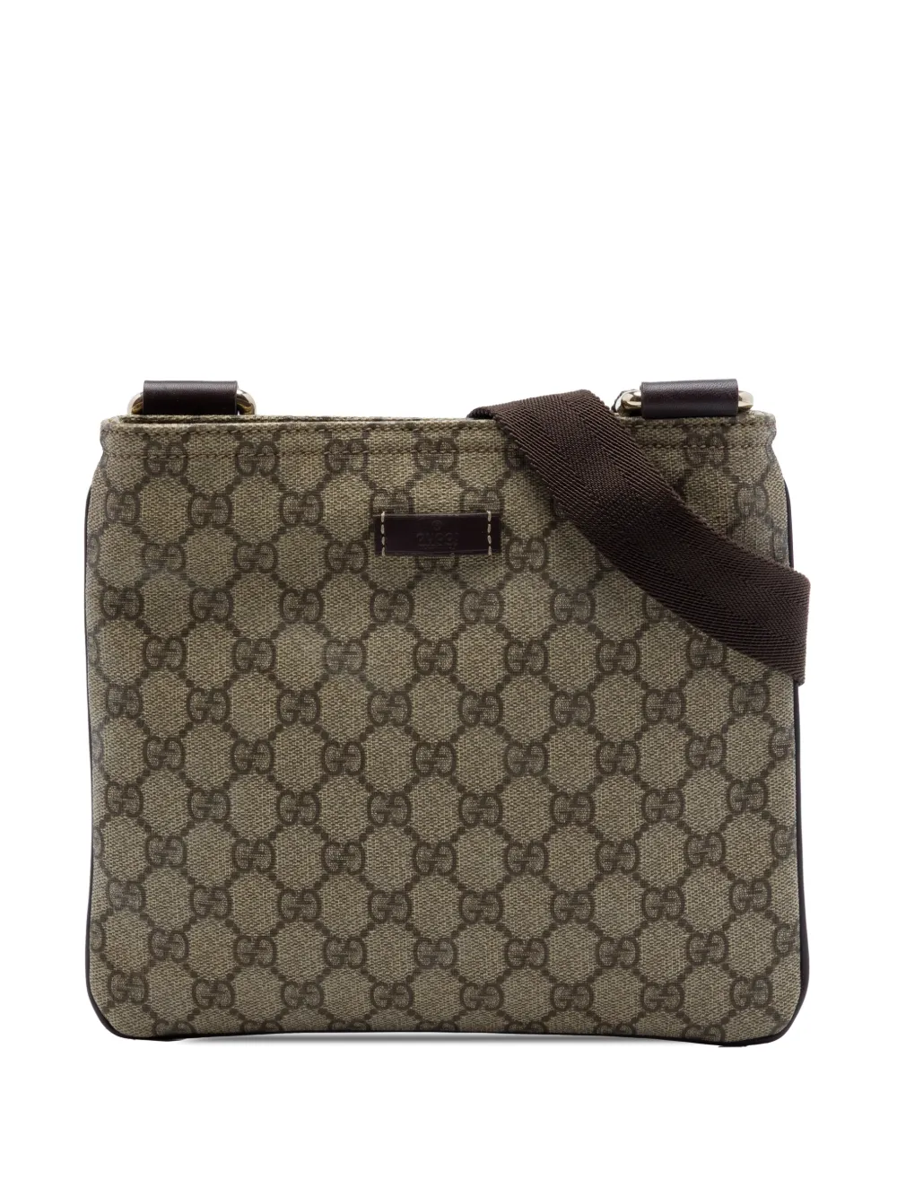Gucci Pre-Owned Borsa a tracolla in tessuto GG Supreme 2016-2026 - Toni neutri