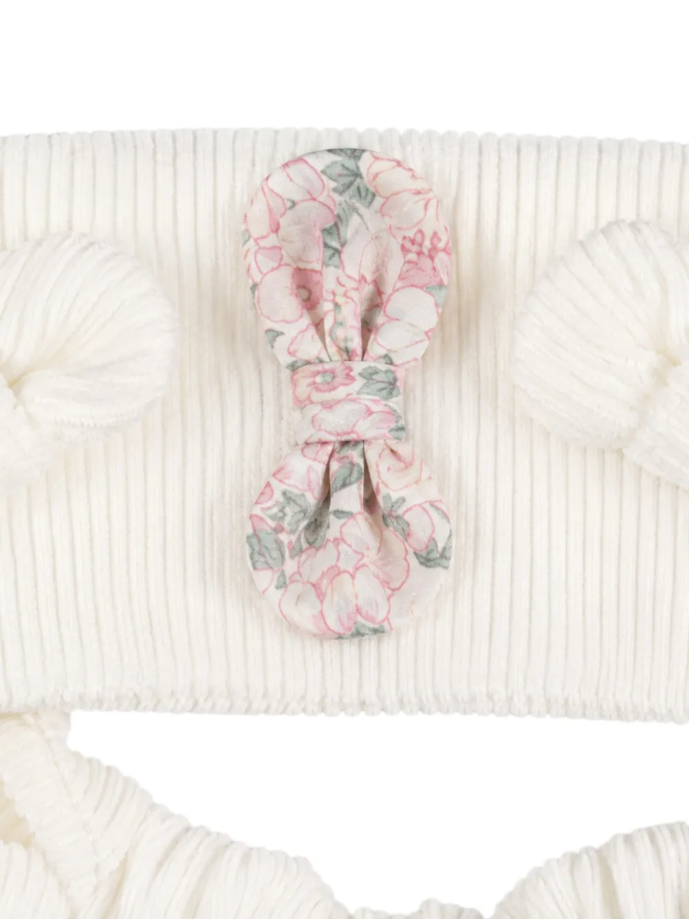 NANAN Haarband met strikdetail Wit