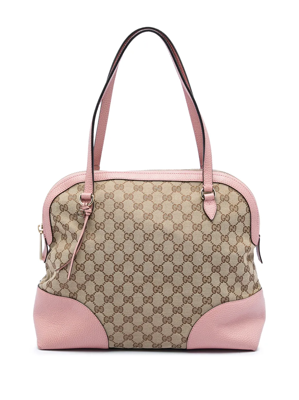 Gucci Pre-Owned 2016-2026 Sukey Schultertasche aus GG-Canvas - Nude