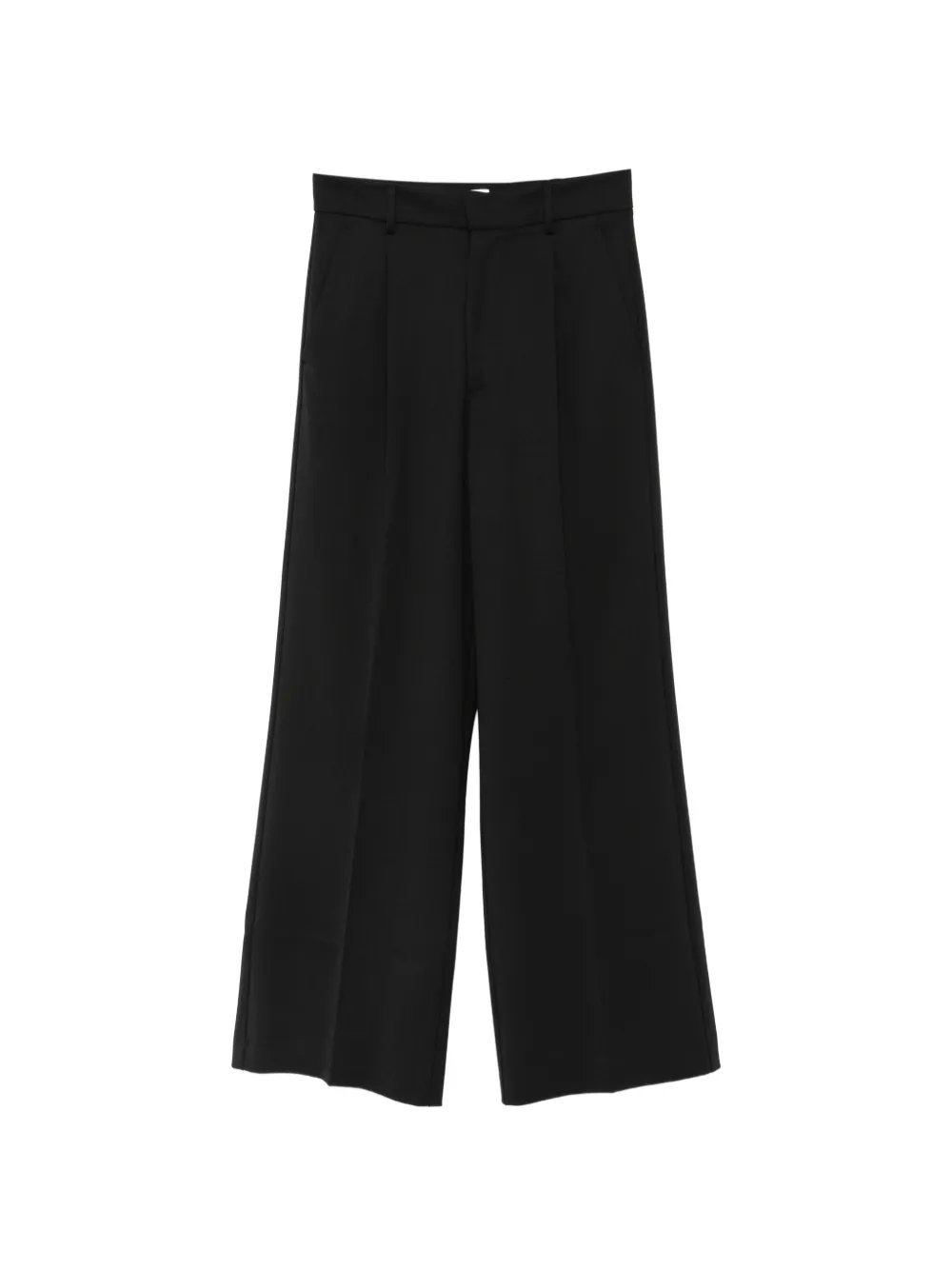 THE ANDAMANE pleated wide-leg trousers - Nero