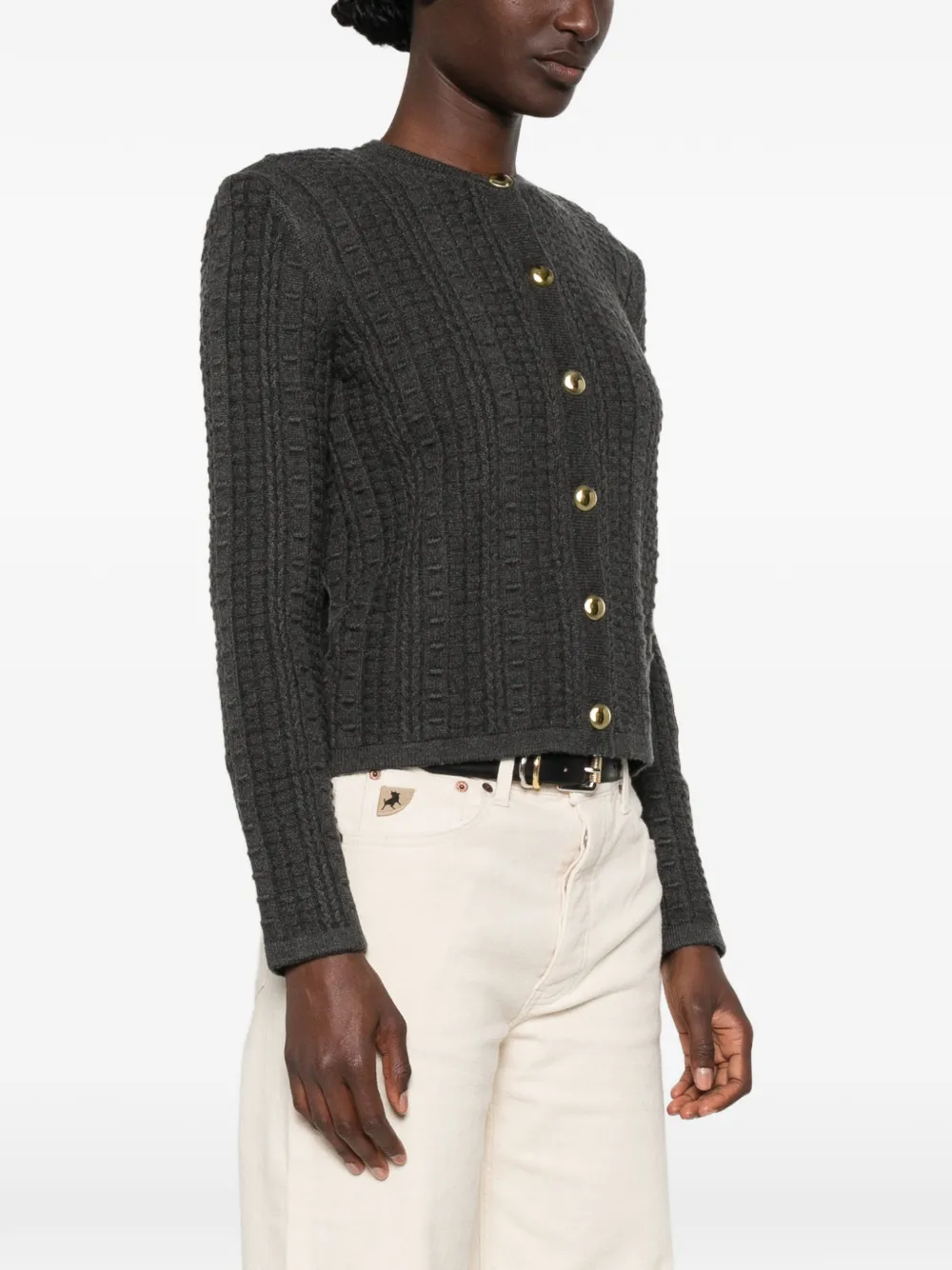 TWINSET button-up jacket Grijs
