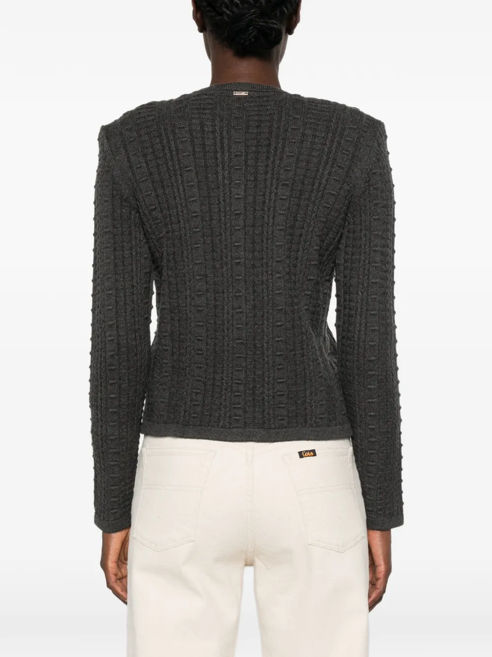 TWINSET button-up jacket Grijs