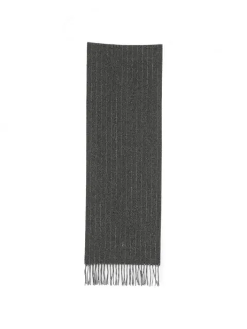 Polo Ralph Lauren pinstripe-pattern wool scarf