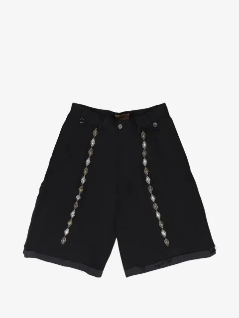 BIRTH OF ROYAL CHILD gemstone-embellished shorts