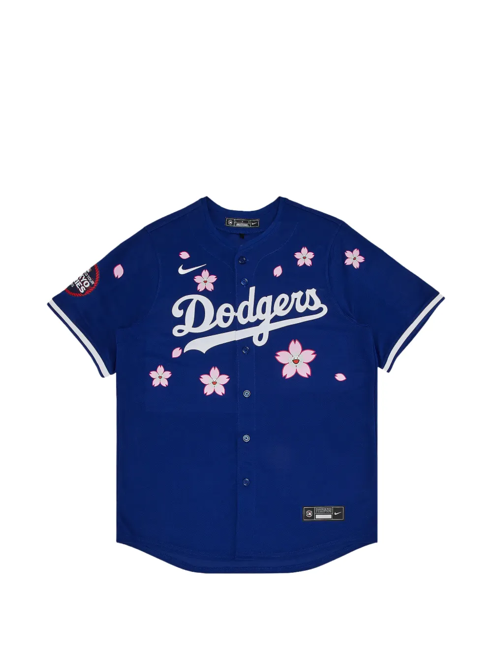 Nike x Takashi Murakami x MLB World Tour Tokyo Series 2025 Dodgers jersey Blauw