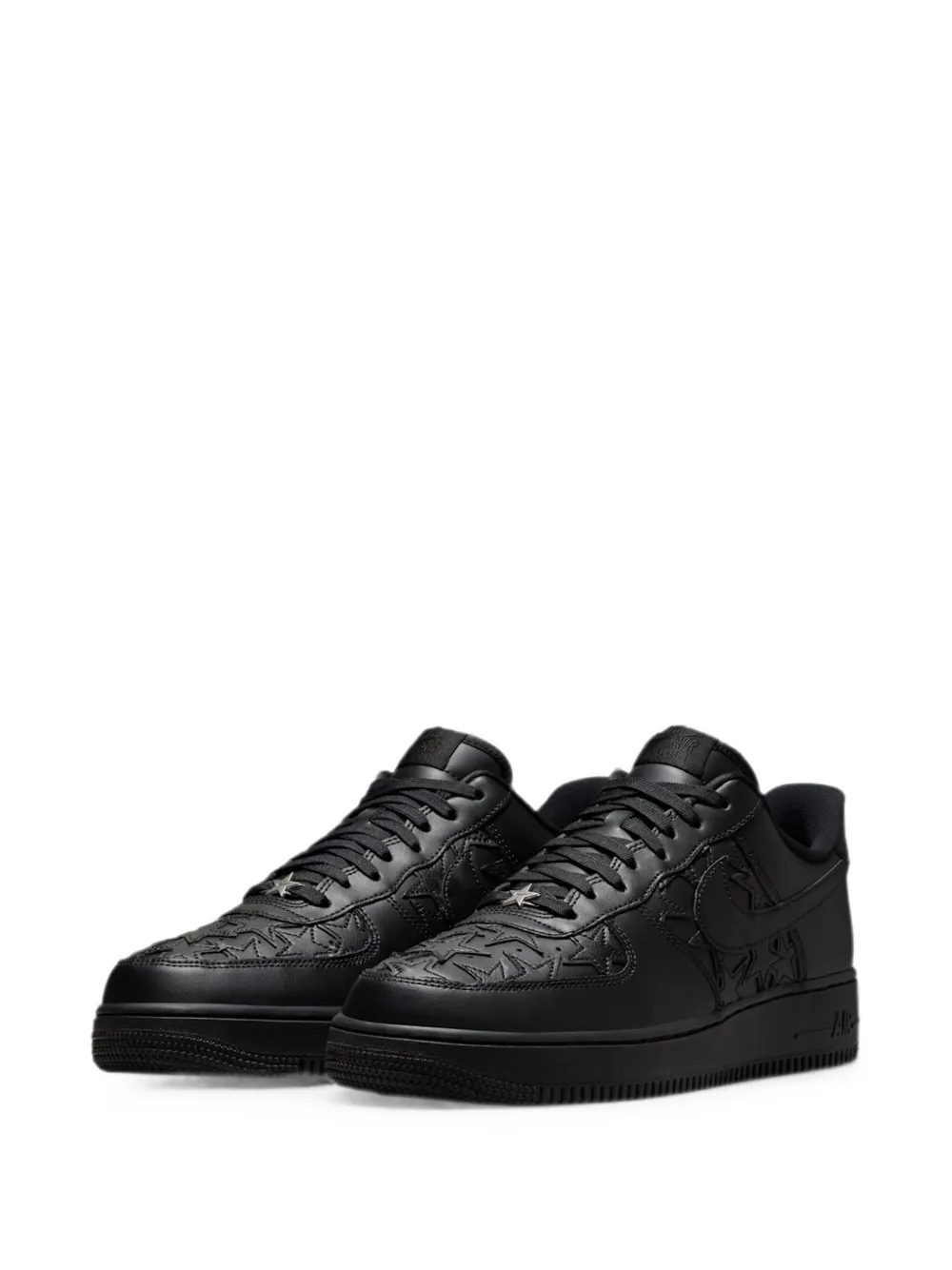 Nike Air Force 1 Low LV8 star-embossed sneakers Zwart