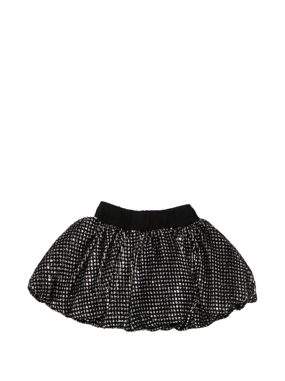 Balmain Kids Rok verfraaid met pailletten Zwart