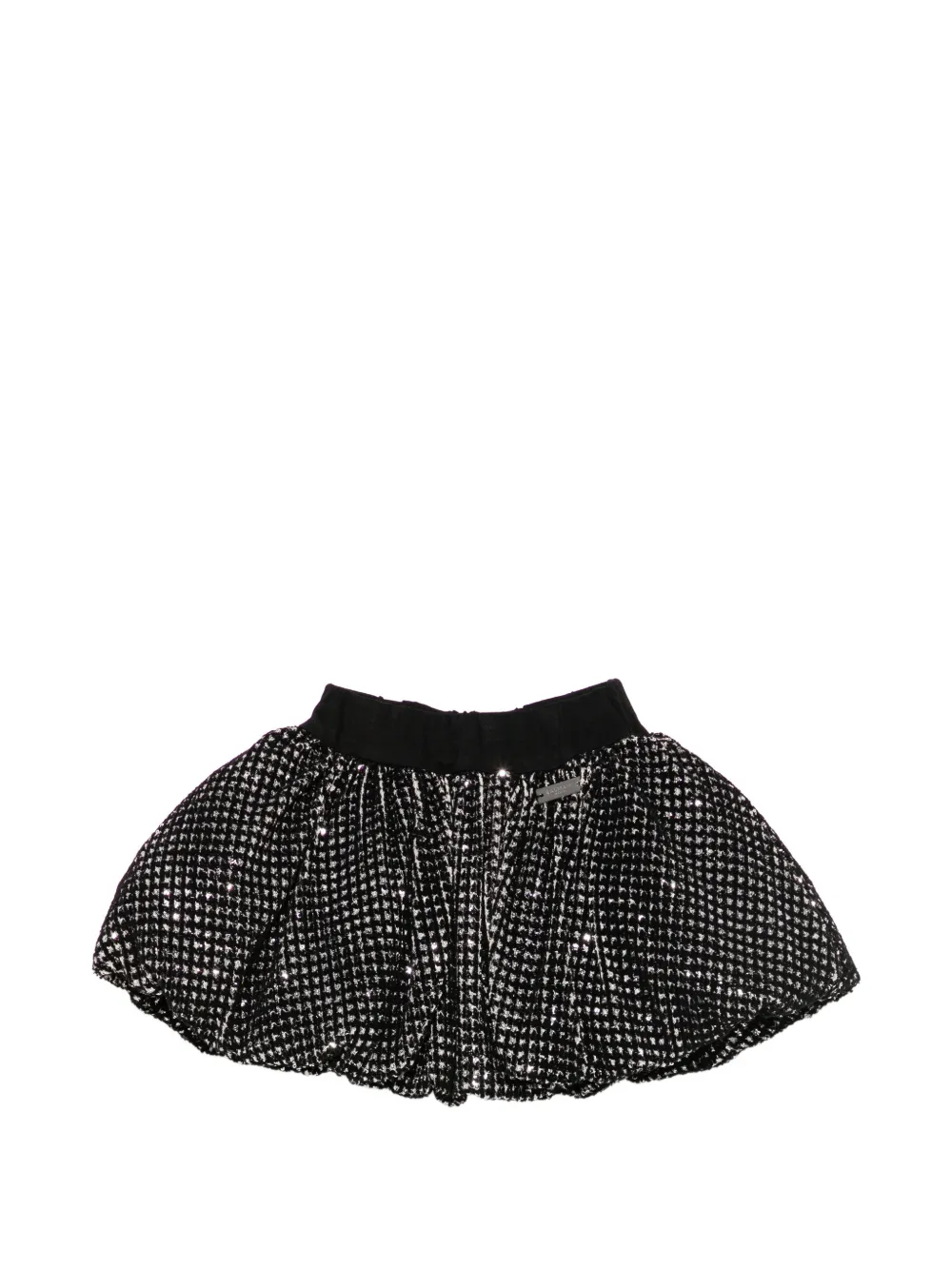 Balmain Kids sequin-embellishmenrt skirt - Nero